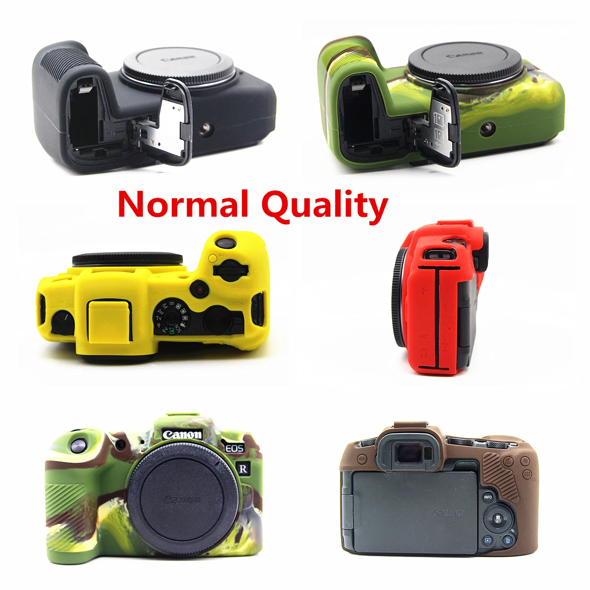 غطاء حماية من السيليكون المطاطي عالي الجودة لكاميرا Canon EOS RP الناعمة
