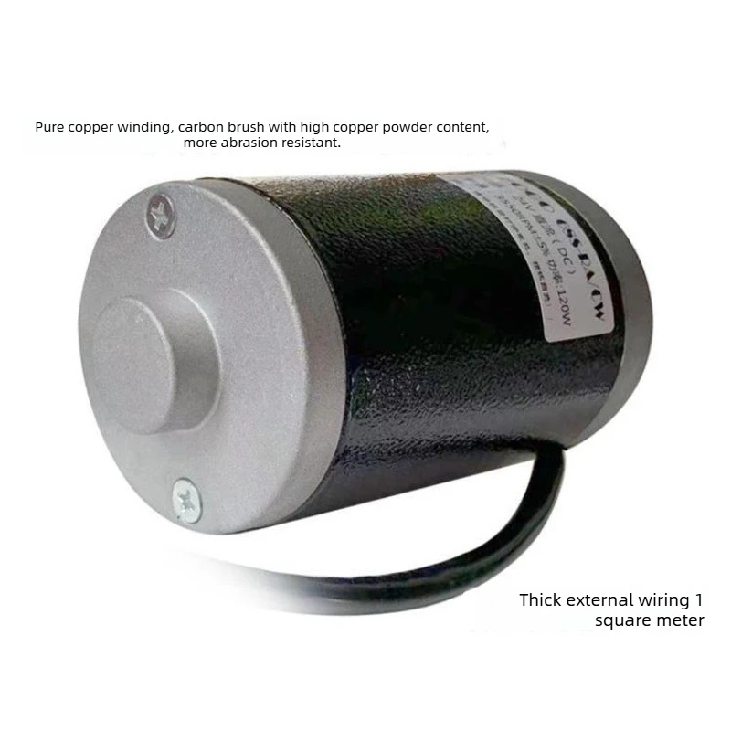 DC Lathe Motor High Speed Strong Torque 24V150W7000RPM D-shaft Dual Ball Bearing For Prayer Bead Machine view 4