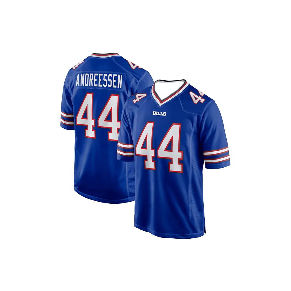 Sommer Buffalo American Football Trikot Rugby Trikot Herren Damen Sportbekleidung Trainings-T-Shirt Bills Allen 17 Nummer Familien-Kinder-T-Shirts – Detail 5