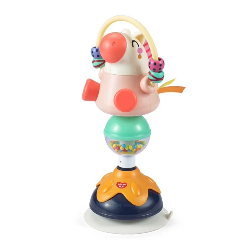 

Baby High Chair Toys With Suction Cup 0 12 Months Developmental Tray Toy Sensory Toys for Newborn Gifts Boys Girls Highchair Toy