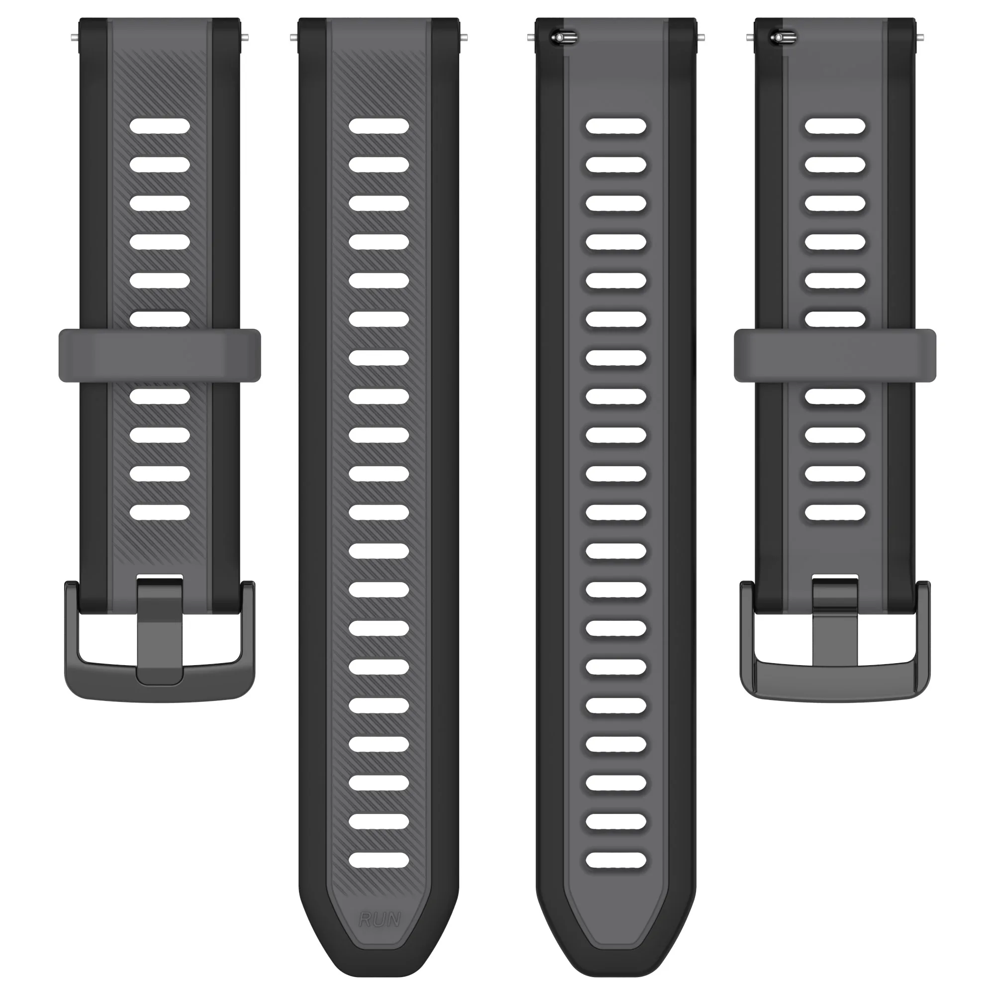 22/20/18mm Sports Silicone Strap For Huawei Watch GT Runner 2 Ultimate 2 GT6/5/4 Soft Band Amazfit Balance 3 Bip Max Active Max