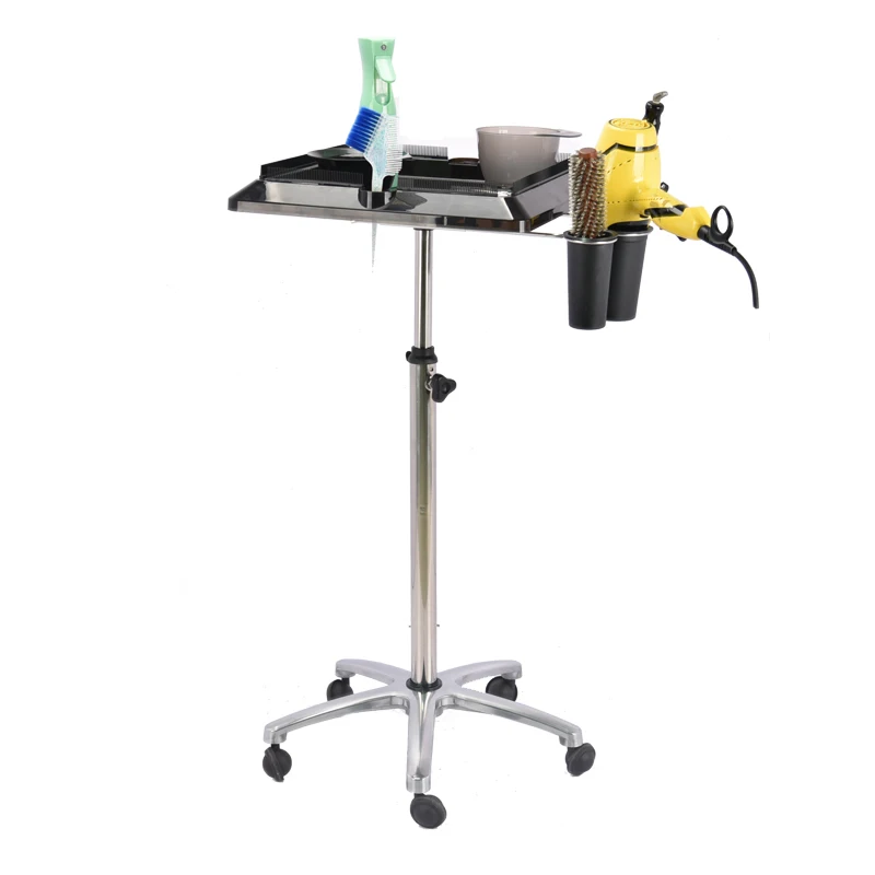 

Hair Extension Tray New Height Adjustable Hair Coloring Hairdressing Barber Tool Beauty Salon Trolley