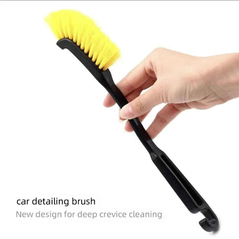 Car Tire Wheel Rim Cleaning Brush Detailing Brushes Wash Towel Kit Universal Wheel Tire Cleaning Accessories