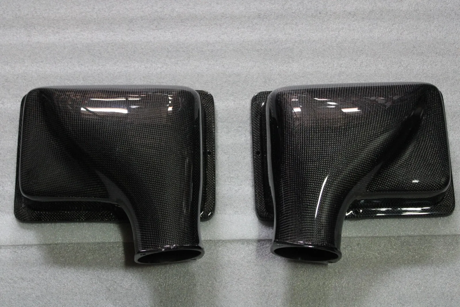 For Ferrari F430, Carbon Fiber, Air Box Set, 1x1 Weave, New, P/N rtfe015abc