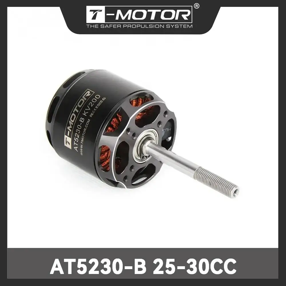 T-MOTOR AT5230B VTOL Fixed Wing Aircraft Shaft Motor KV200 for 90E-140E Aircraft,corresponding To Engine About 25-30Cc