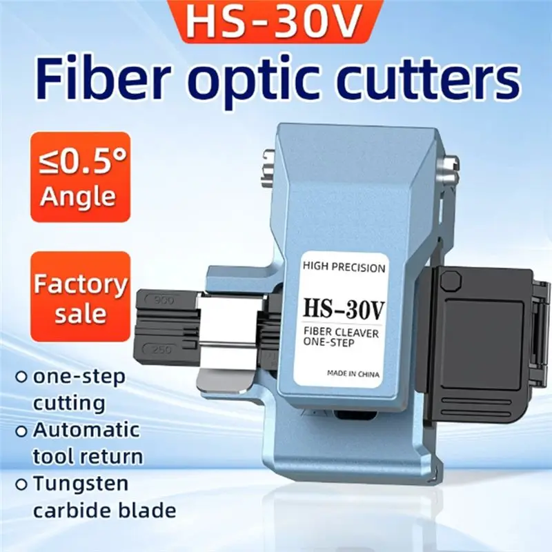 EVENTS DAY HS-30V One-Step Fully Automatic High Precision Fiber Optic Cleaver Optical Fiber Fusion Splicer Cutter Cold Cut Hot M