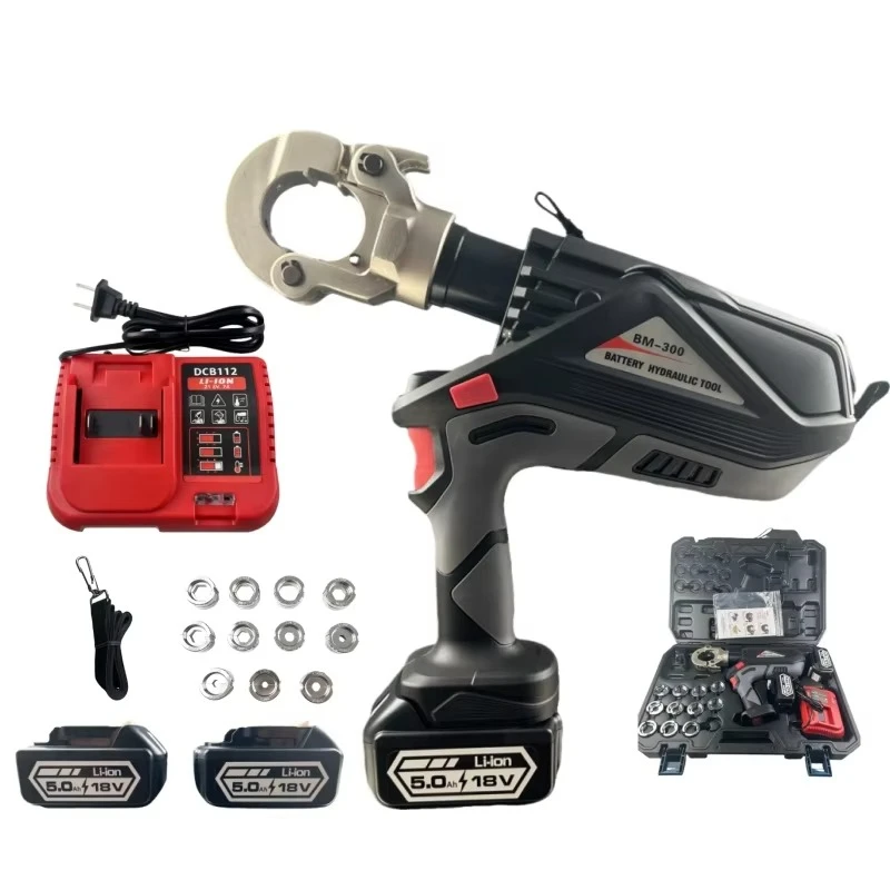 BM-300 Hydraulic Electric Copper Pipe Crimping Tool Hvac Pro Press for Plumbing