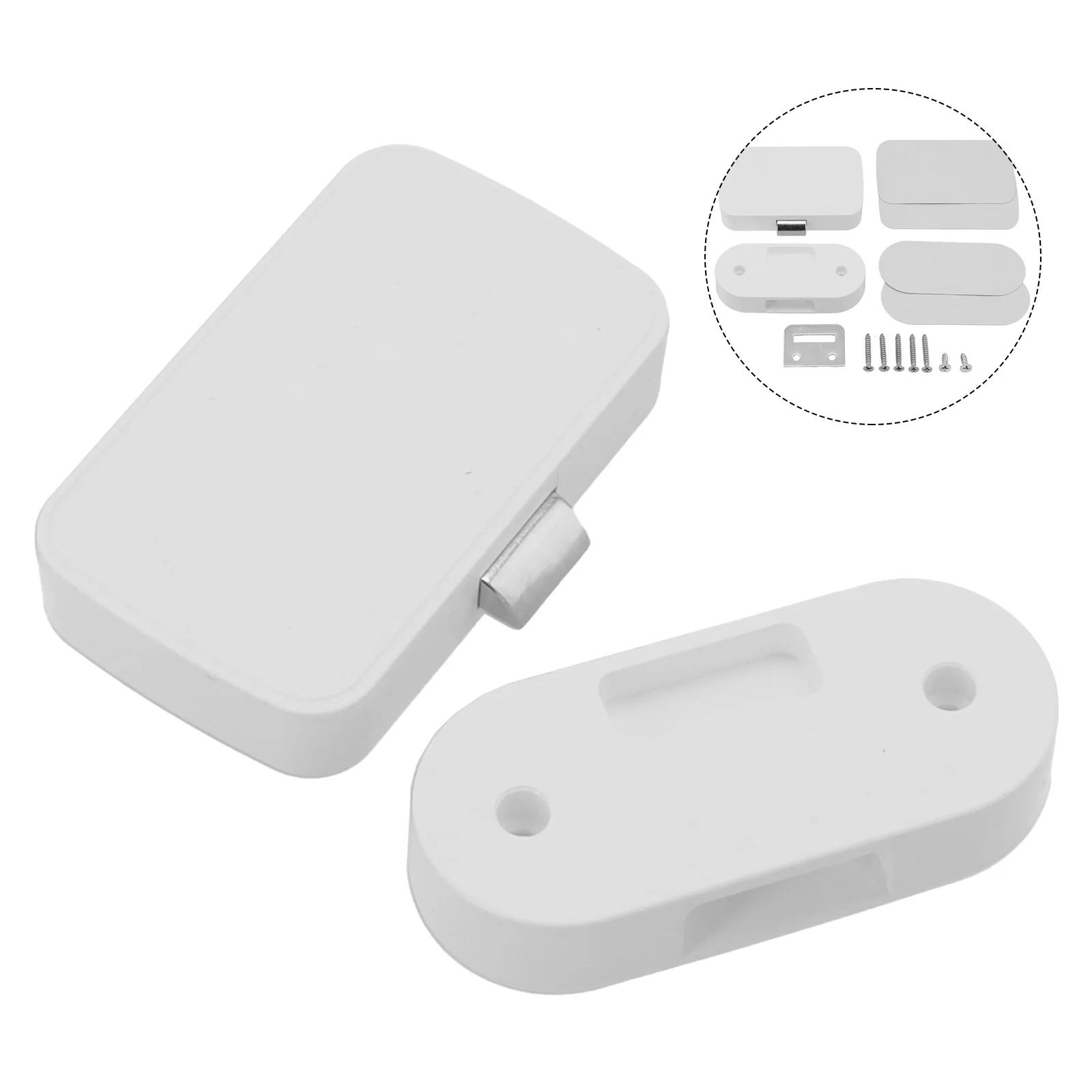 Fechadura inteligente para gaveta e armário, fechadura sem chave para casa e escritório, controlada por aplicativo para desbloqueio instantâneo e segurança aprimorada