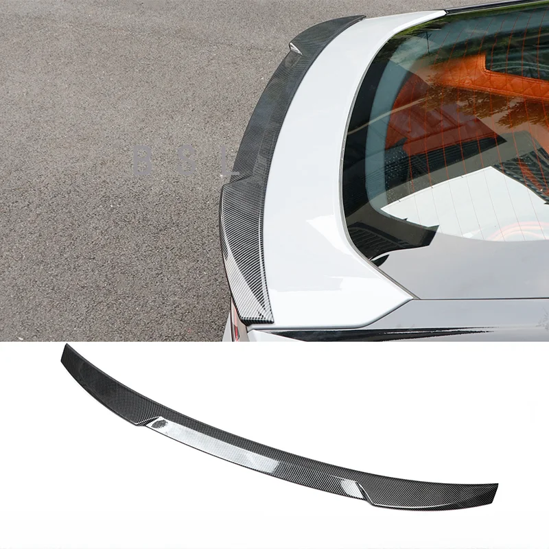 

For Changan UNI-V UNI V 2023 2022 ABS Car Sport Spoiler Exterior Decorative Rear Wing Pressure Fixed Cover No Punching