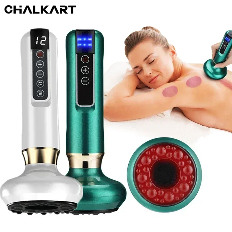 

2025 Smart Electric Vacuum Massager GuaSha Infrared Heat Anti-Cellulite Therapy Body Slimming Cup for Legs Belly Beauty Device