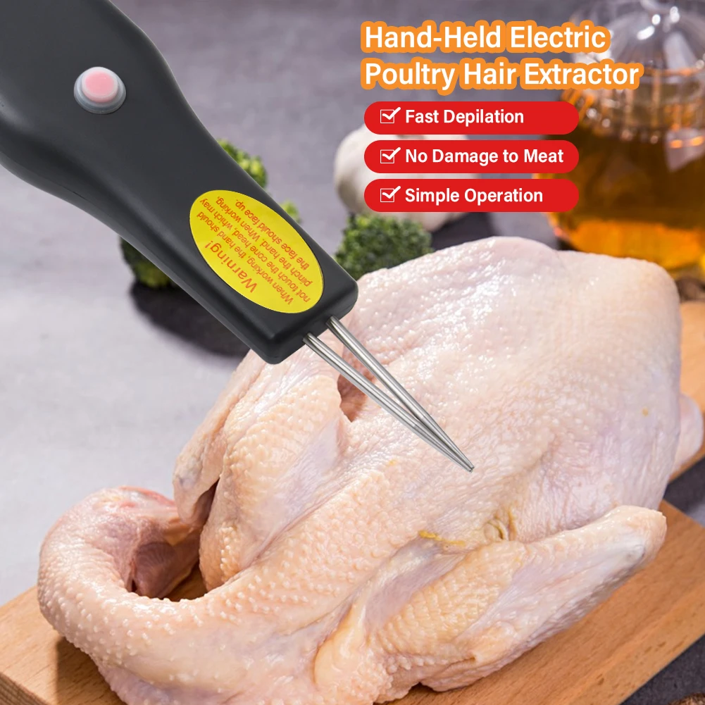 Imagem -02 - Yieryi-automatic Poultry Feather Plucker Handheld Electric Poultry Galinhas Patos e Gansos Limpeza Short Hair Kitchen Tools