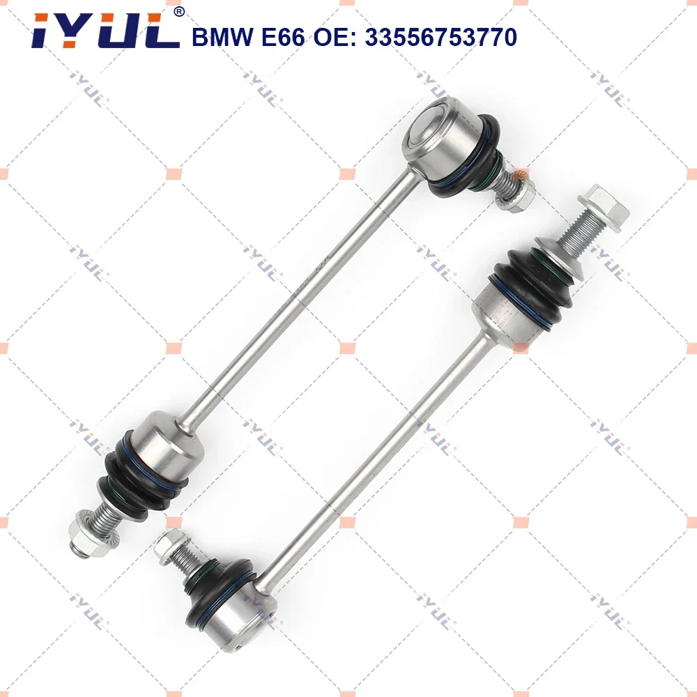 IYUL A Pair Rear Axle Sway Bar End Stabilizer Link Ball Joint For BMW 7 Series E65 E66 E67 730Li 735i 740Li 745Li 2001-2009