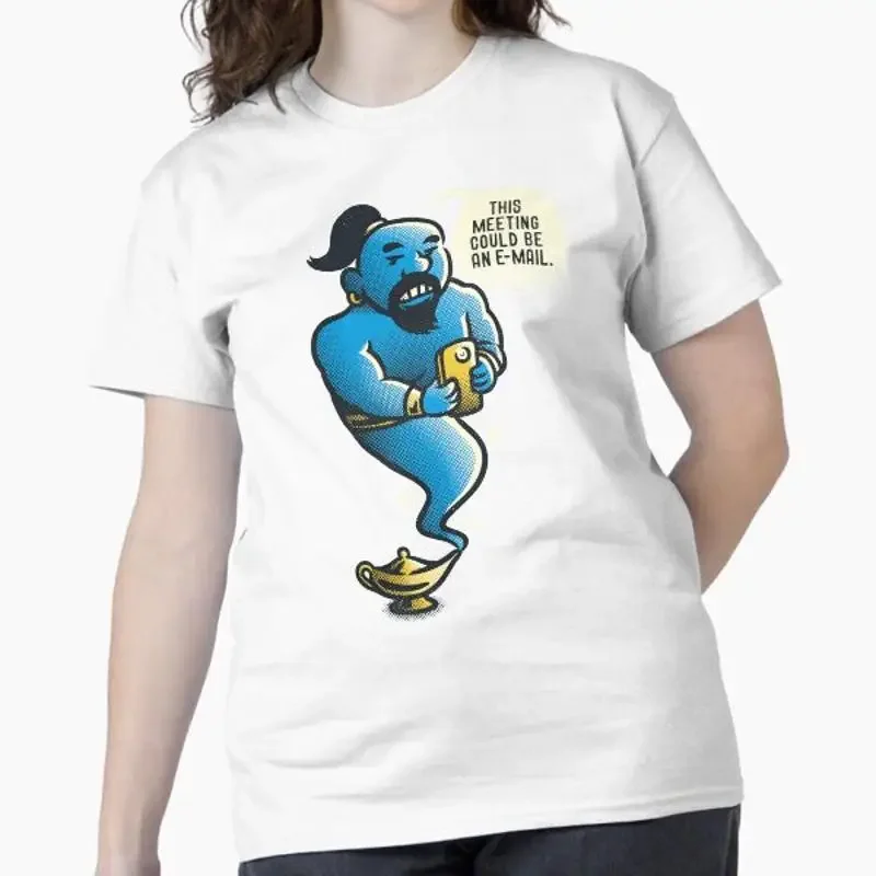This Meeting Couldve Been An Email Genie In A Bottle By Tobe Fonseca Classic T S T shirt