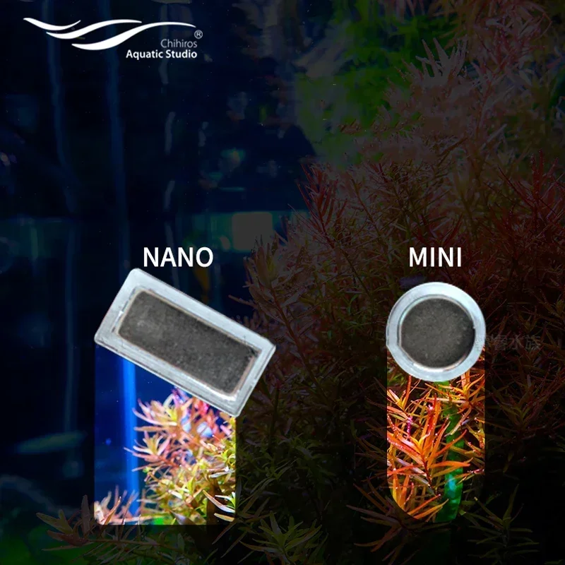 Quality Chihiros Aquarium Mini Nano Magnet Cleaner Algae Scraper Fish Tank Cleaning Water Plant Magnetic Strong Powerful Brush