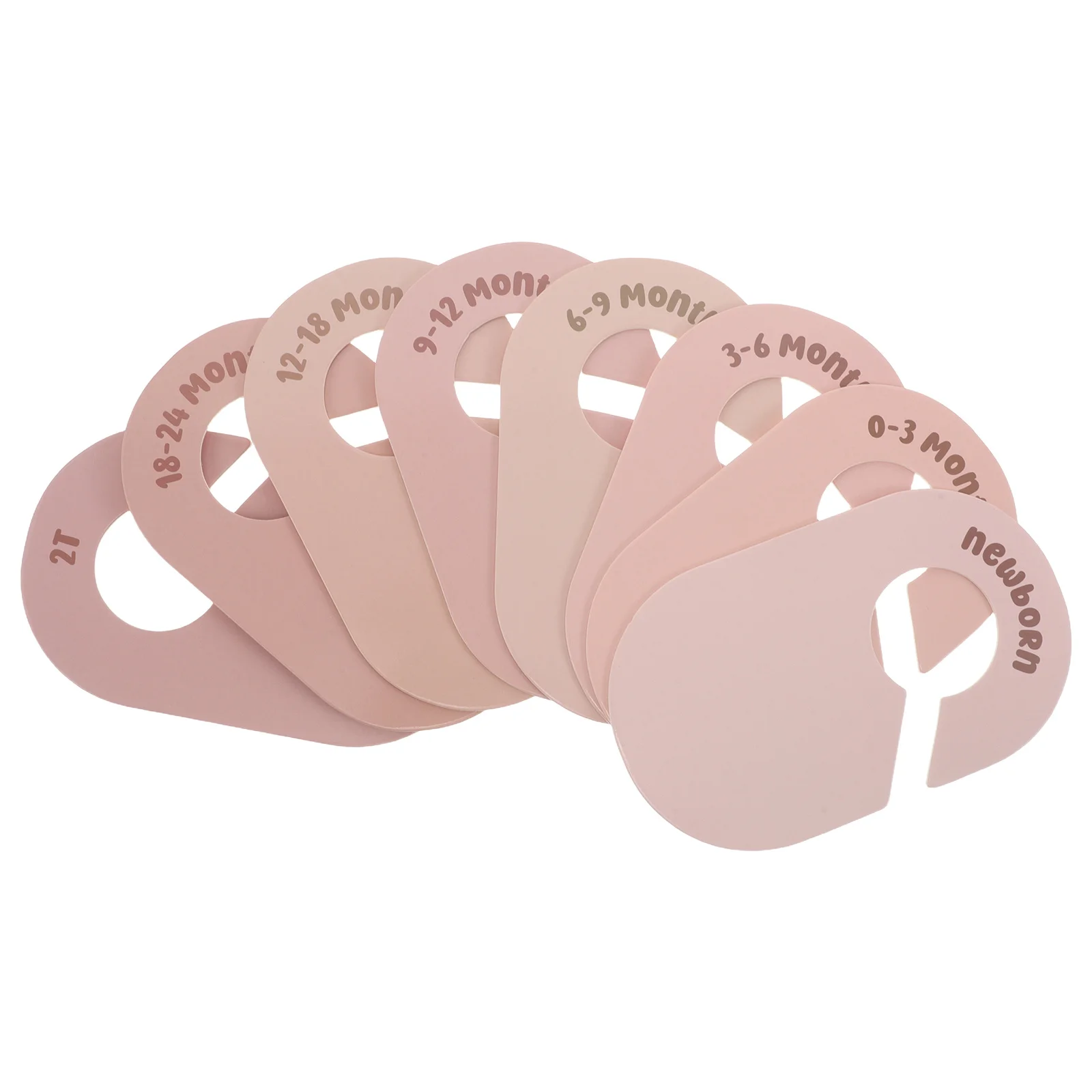 

8Pcs Baby Closet Dividers Nursery Organizer Infant Toddler Wardrobe Partition Clothing Labels Size Organizers Baby Divider