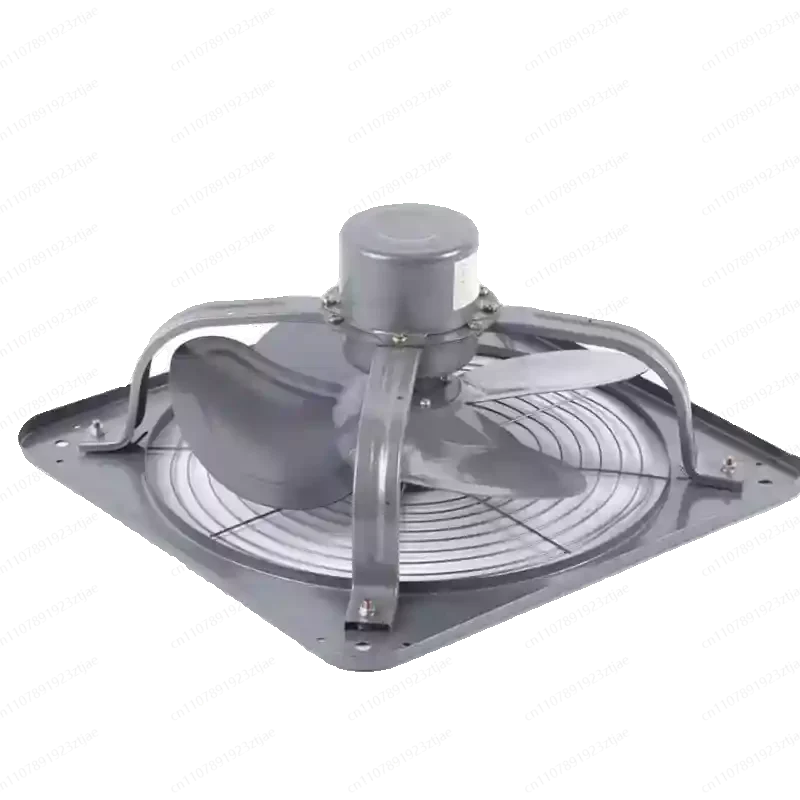 All Iron Window Exhaust Fan, Heavy Duty Kitchen Ventilation Fan, Strong Suction Air Exchange for Home