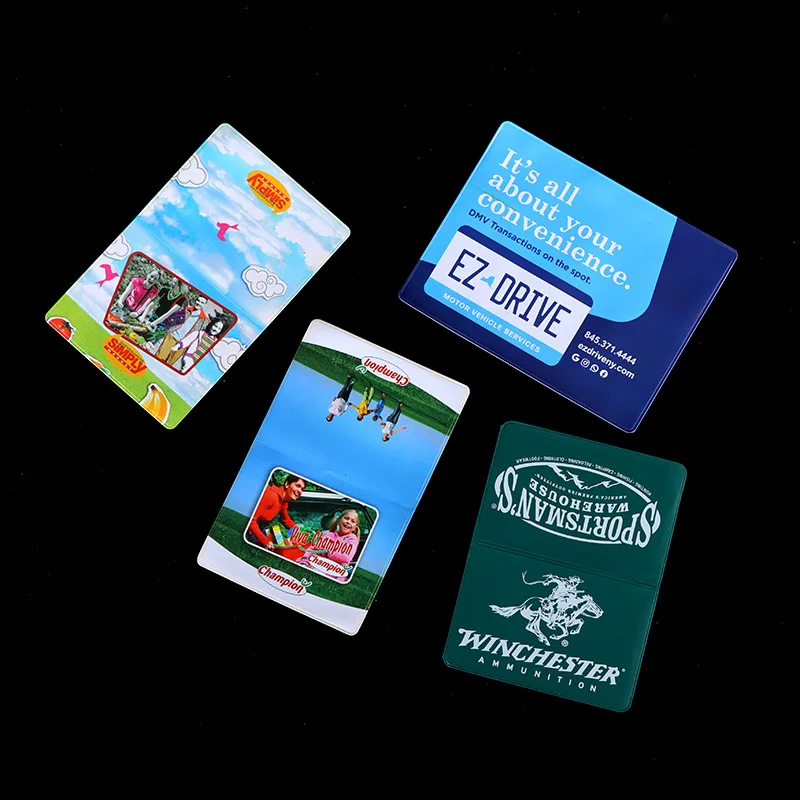 20 0 pieces.Custom.PVC Soft Film Color Printing Card Set Single and Multi-Card Position Folding Book Paper Identity Passport Boo