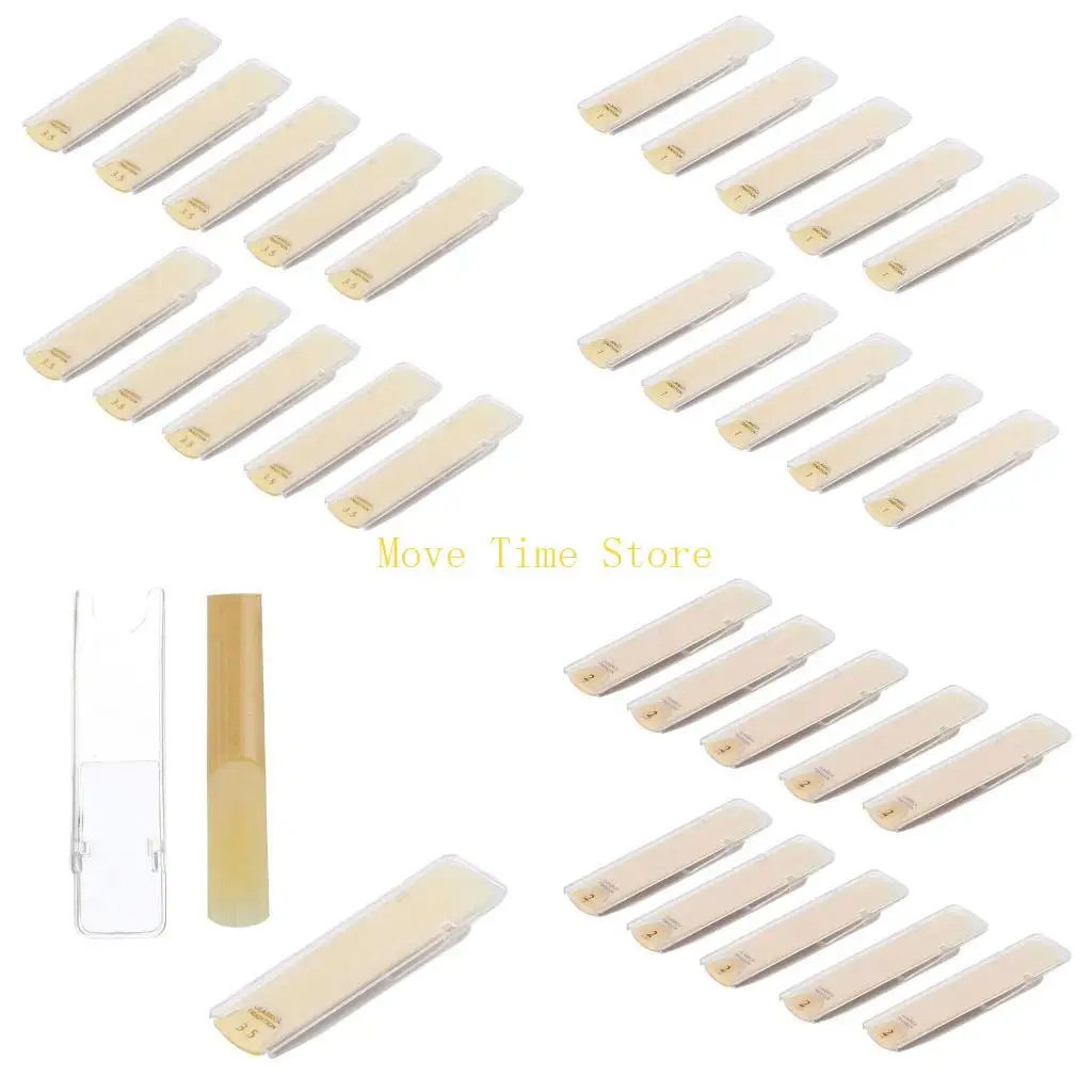 

92ME 10pcs Clarinet Reeds Set Wind Instrument Clarinet for Easy of Play
