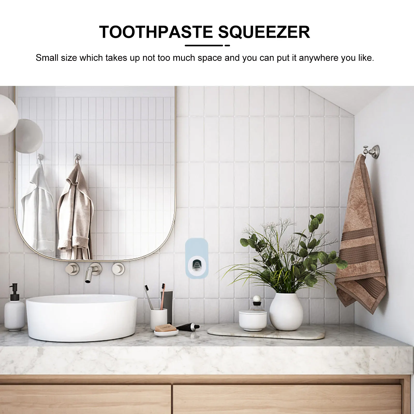 

Automatic Toothpaste Squeezer Durable Plastic Tool Multifunctional Household Gadgets Roller For Toothbrush Long Lasting Easy Use