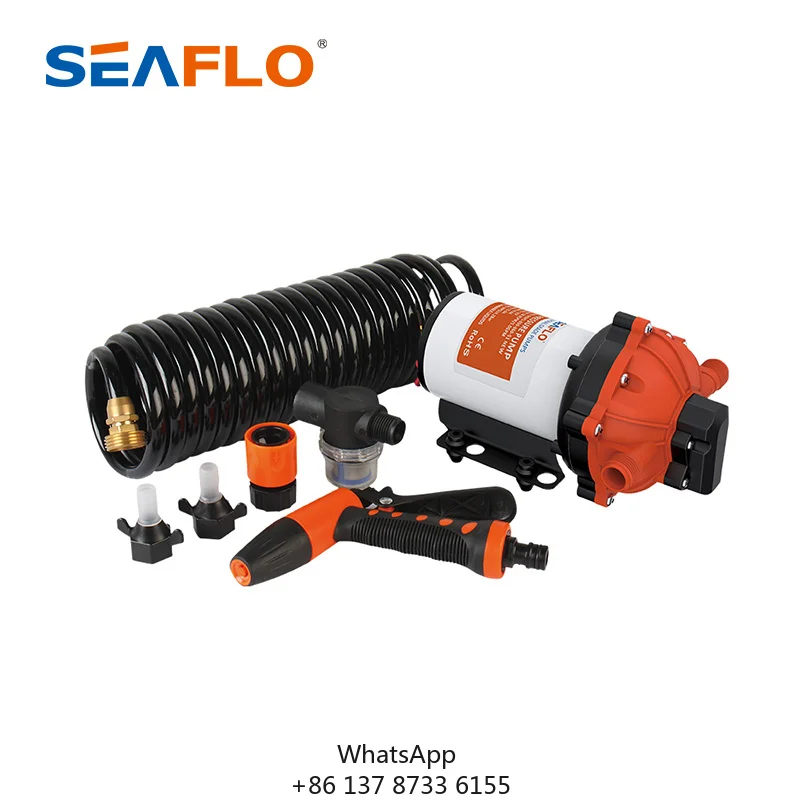 Seaflo High Pressure Washdown Kit Motorhome Accessories 12V Water Pump For Car Washing