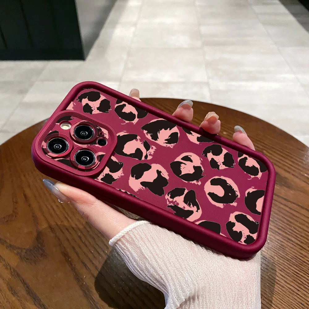 for Realme C67 C53 C51 Note 50 C21Y C25Y C33 C30 C35 9i Luxury Leopard Full Protective Case Anti Drop Cover