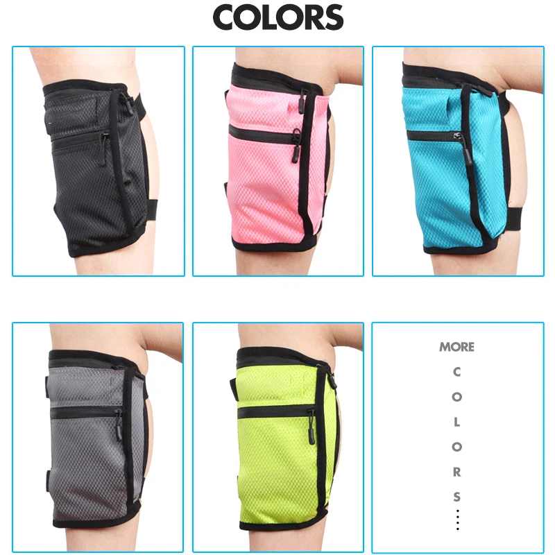 Sports Shockproof Invisible Mobile Phone Calf Bag Running Leg Bag Multifunctional Outdoor Cycling Card Bag For Men Women