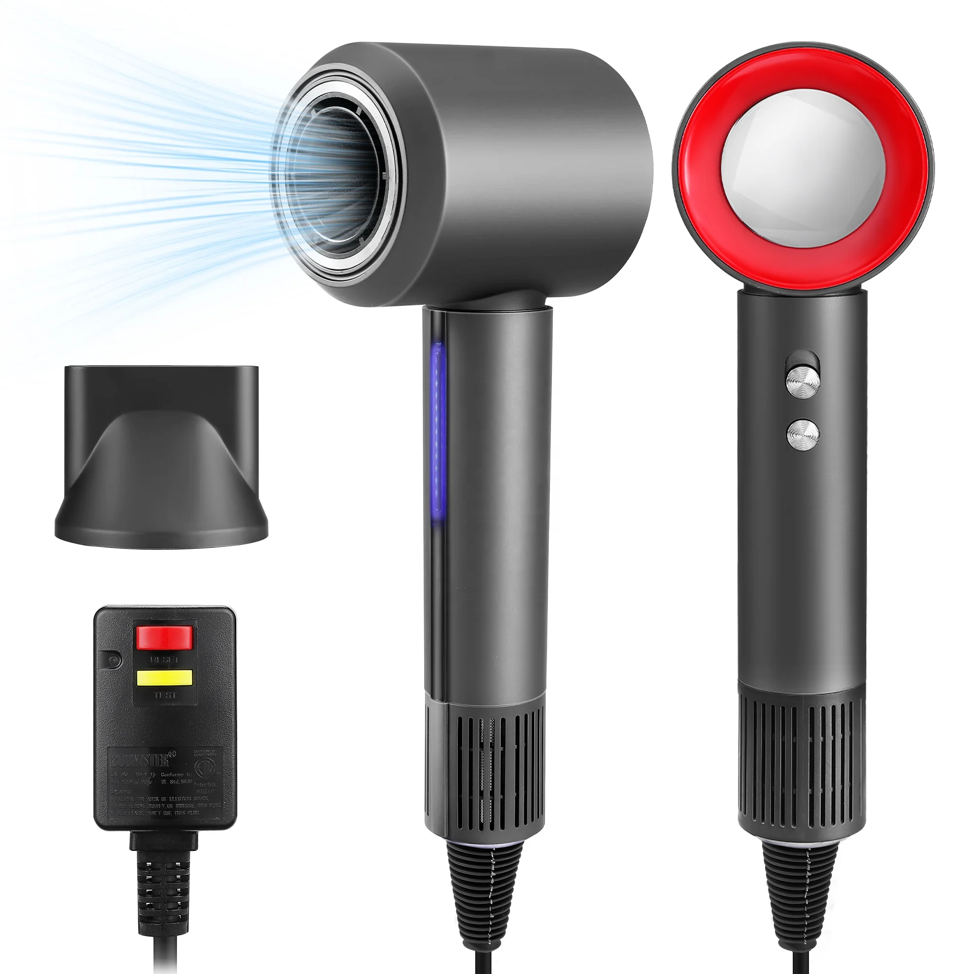 Wholesale Alibaba Colorful Negative Ionic Electric High Speed Travel Best Price Supplier Portable Hair Dryer