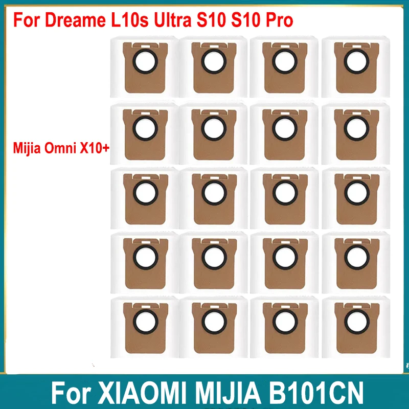 Staubbeutel für Träumerei l10s ultra s10 s10 pro mijia omni x10 Roboter Staubsauger Zubehör Mülls ack Ersatzteile