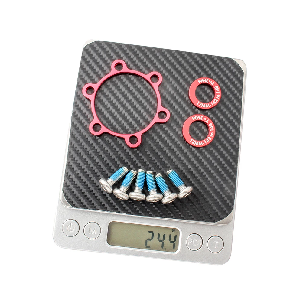 

9pcs Aluminum Alloy Bike Bolts Washers Strong Durable Lightweight Hub Screws Spacer Gasket Screw Washer For Mountain Road
