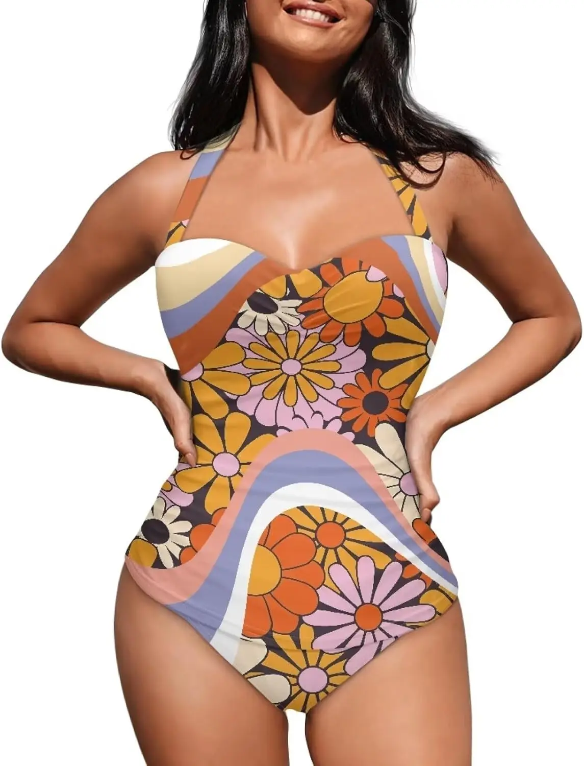 

Luxy Trio Swimsuits for Women Bathing Suit for Women High Waisted Size S-2XL