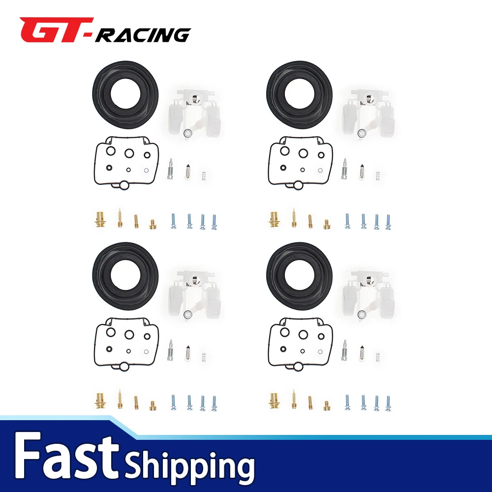 

4Pcs For Suzuki GSX-R1100/W 1993-1998 GSXR1100 GSX-R 1100 Motorcycle Carburetor Repair Kit Diaphragm Float