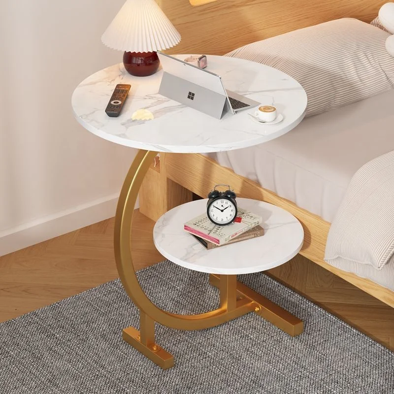 #Modern minimalist style wooden dining table expandable side coffee table living room small space