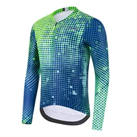 Raudax fino otoño Ciclismo Jersey de manga larga protección UV Ropa de bicicleta de carreras Maillot para bicicleta Ropa Ciclismo Hombre