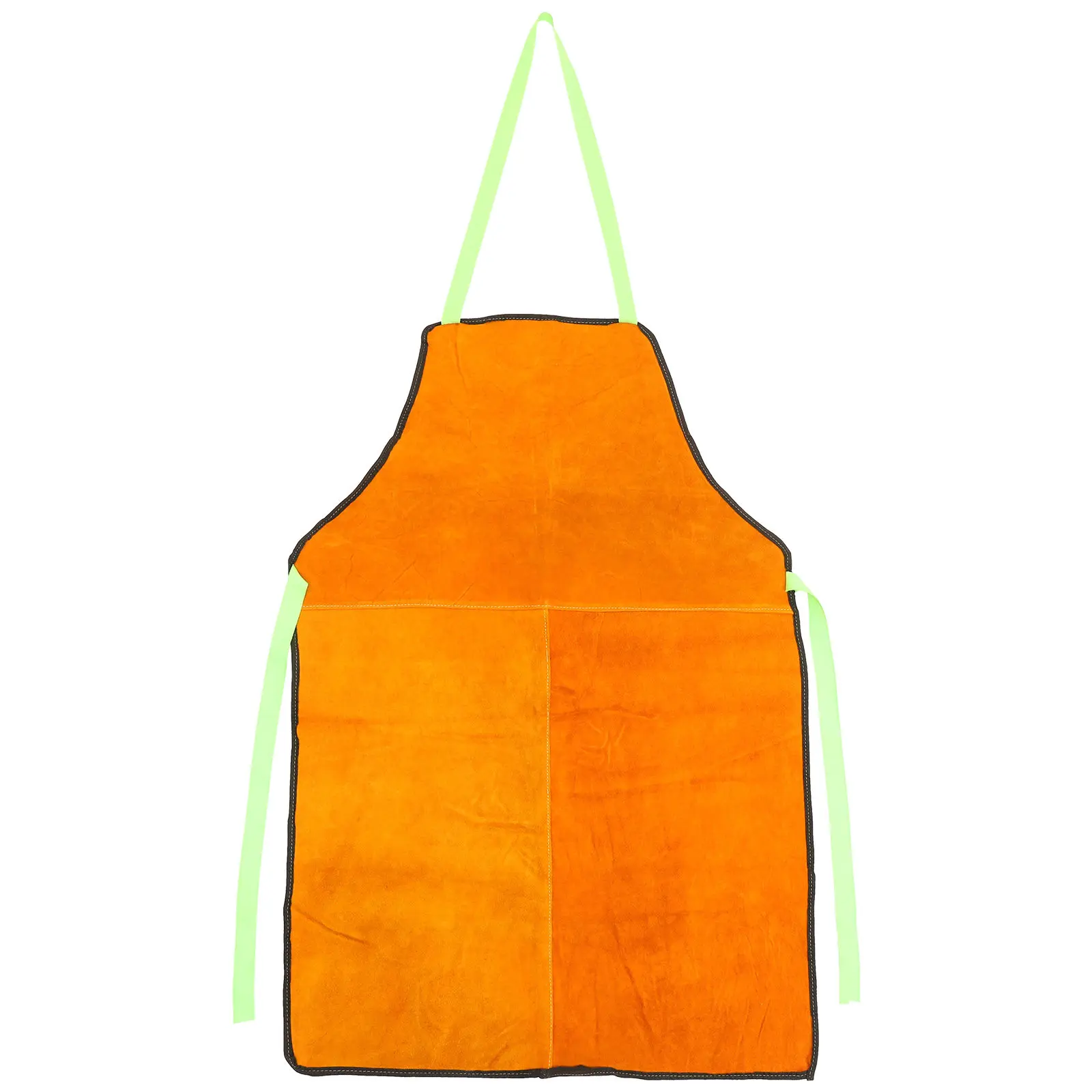 

1Pcs Cowhide Welding Apron Heat Insulation Resistant Protective Work Apron Electric Welder Clothing Workshop Aprons