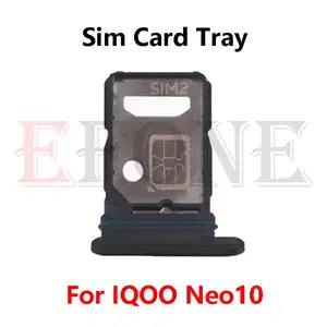 Bilashmart Sim Tray Micro SD Card Holder Slot Parts Sim Card Adapter vivo iQOO Neo10 Neo 10 Pro