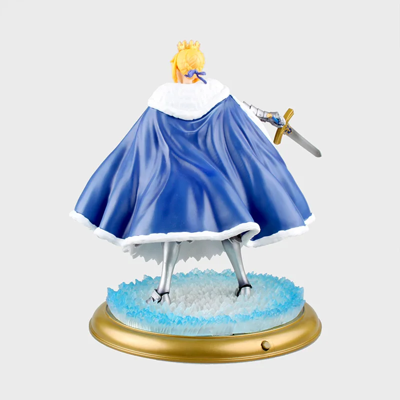 Fate Grand Order Altria Pendragon Anime Action Figure 25cm PVC Collectible Saber Doll Model Toy Gift for Children