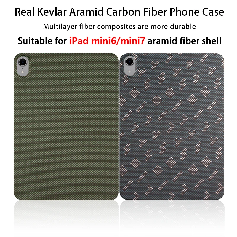 

Carbon fiber Cover for iPad Mini 6 thin matte Real Carbon Fiber Mini 7 Aramid Tablet Case Protection Shell