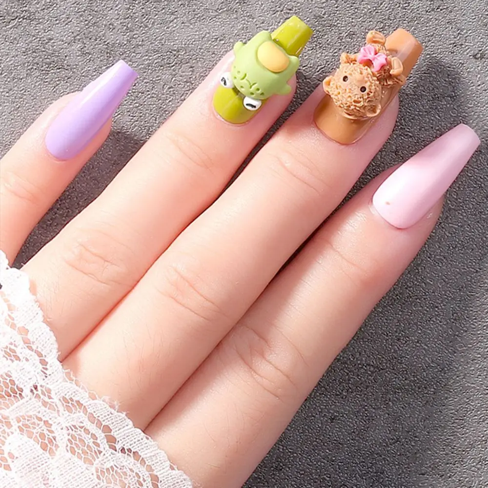 Bear DIY Manicure Accessories Animal Fashion Design Rabbit Nails Charms 3D Nail Decoration Nail Rhinestones Nail Art Jewelry