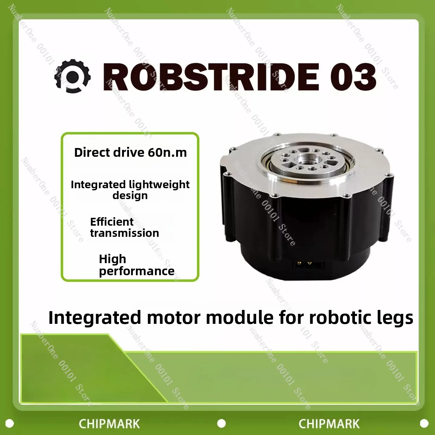 Quasi-direct drive 60N.M integrated joint motor module ROBSTRIDE03 , three-in-one motor, planetary reducer, and driver