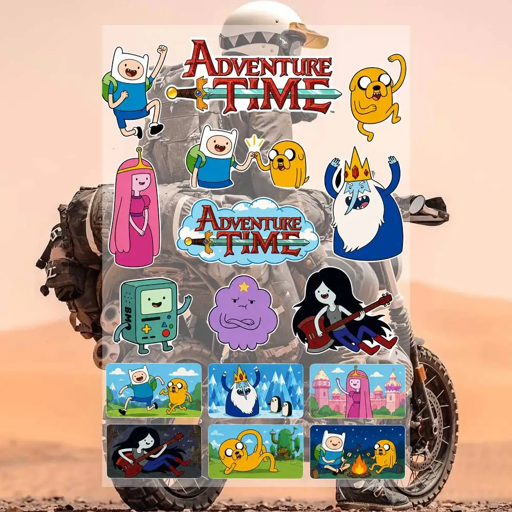 A-D-venT-ure T-iM-e Waterproof Vinyl Stickers for Car Motorcycle Bike Skateboard Laptop Bottle Phone
