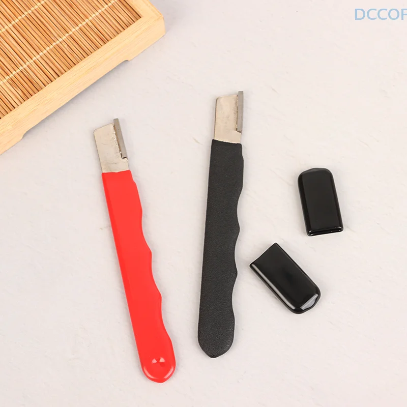 1Pc Garden Tool Sharpener Hard Alloy Steel Sharpener Handheld Quick Pocket Sharpener Tool For Gardening Pruners