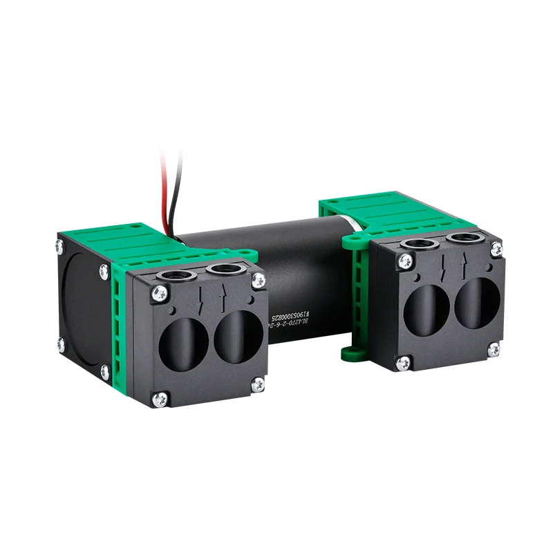 PENGPU 10LPM Micro Vacuum Pump Stainless304 Brushless Diaphragm Air Pump 12V/24V Oil Resistant Corrosion-Resistant Electronics