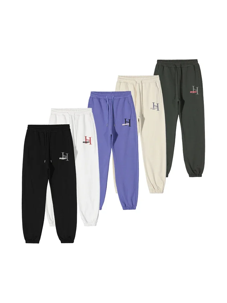 

American street hip-hop letter-printed sweatpants men's tied feet and thin casual pants trendy brand
