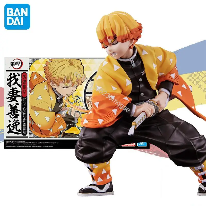 

In stock Bandai Original Demon Slayer Assembly model AGATSUMA ZENITSU Action Figures Collection Model Toy Christmas Gift