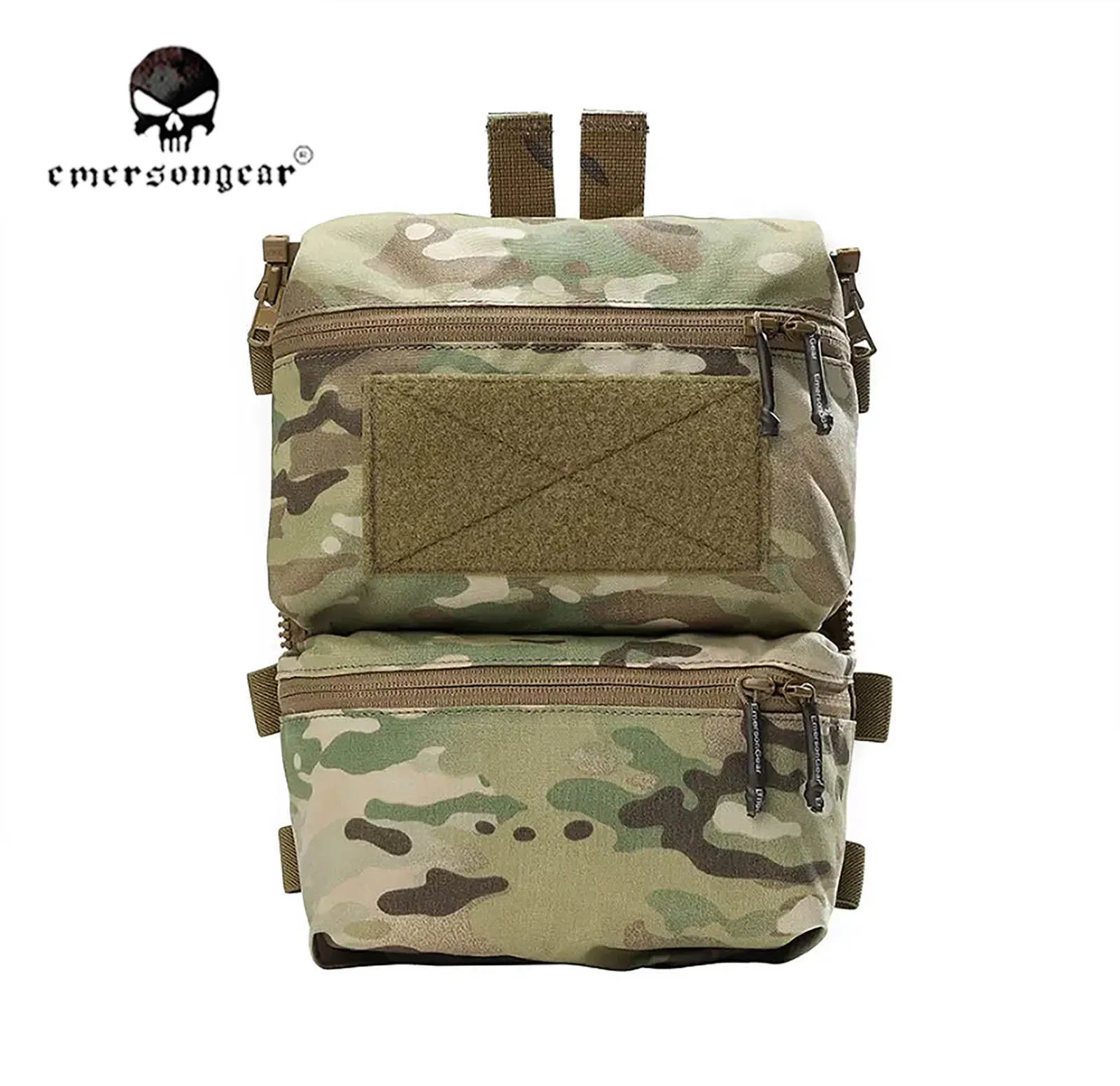 

Emersongear-Multi-purpose Nylon Bag for FRO Style V5 Vest Back Panel, Double Pouch, Zip On Backpack, Hunting, Hiking, Combat