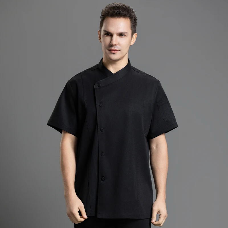 Restaurant Cooking Uniform Catering Service Professional Cook Clothing Hotel Waiter Workwear Sushi Chef Jacket Kitchen Shirts