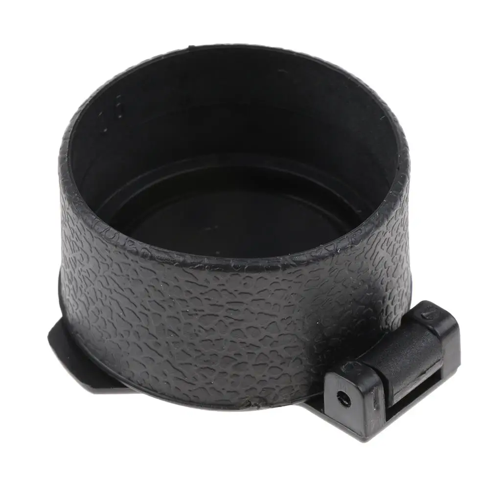 36mm Optical Scope Lens Protector Cover Cap Rainproof Dustproof Black PVC Eyepiece Cap for Single Eye Telescope Outdoor Use