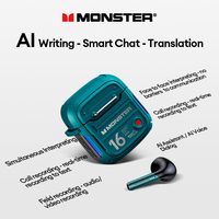 Choice Monster XKT16 AI TWS Bluetooth V5.3 Headphones Long Standby Headset HIFI Sound Earphones Low Latency Gaming Earbuds