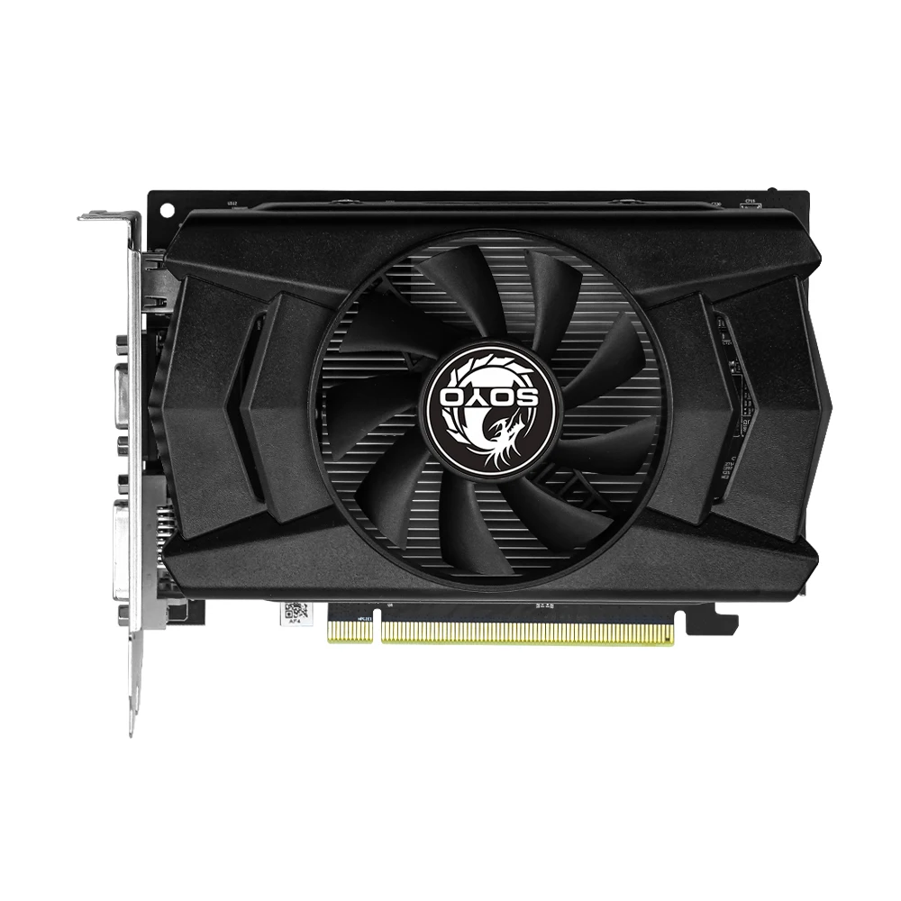 SOYO Graphics Cards AMD Radeon R7 350 4G GDDR5  128bit  HDMI*1 VGA*1 DVI*1 Video Card For Desktop Gaming Computer GPU R7 350