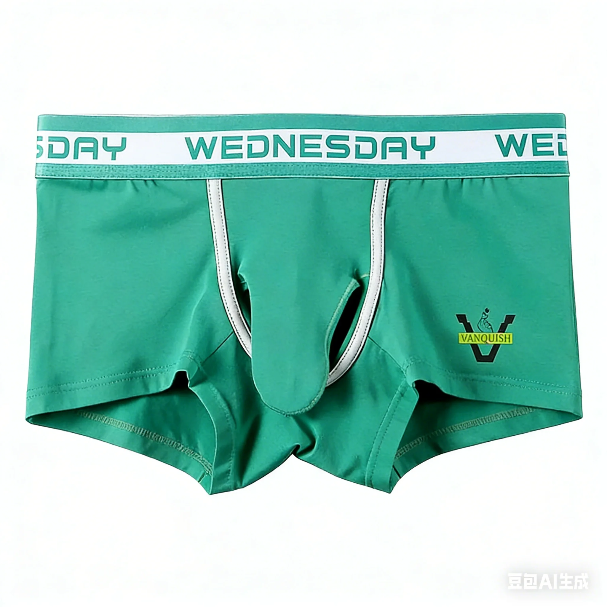 Men's Cotton Elephant Trunks Gays Sexy Boxer Briefs Separate Pouch Boxer Shorts Underwear Breathable Penis Sleeves Sports Trunks